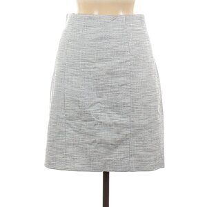 EUC Banana Republic Pencil Skirt Size 6 Black White Tweed Fully Lined Careerwear